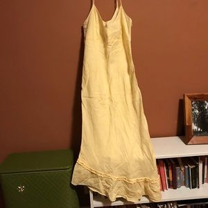 Banana republic linen asymmetrical dress